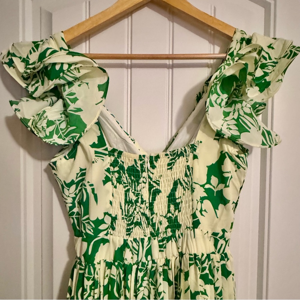 Bree Ruffle Sleeve Floral Print Maxi Dress - Picture 8 of 9